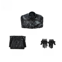 Custom Cruella De Vil Black Leather Outfit | 101 Dalmatians Villain Cosplay Costume, Trendy European American Style Custom Made Suit