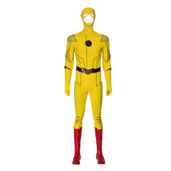 Halloweez Flash Armageddon Reverse Flash Cosplay Costume - Barry Allen Yellow Suit - Halloweez