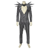Jack Skellington Costume - Halloween Cosplay Black Stripe Suit by Halloweez - Halloweez