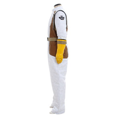 Halloweez Climatologist Cosplay Costume - Women's Elegant White Jumpsuit Full Set - Halloweez