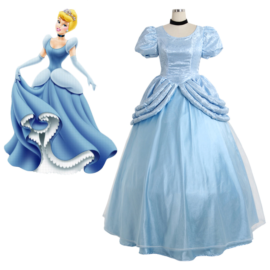 Halloweez Disney Cinderella Royalty Cosplay Costumes Set - Halloweez