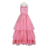 Wicked Glinda the Good Witch Cosplay Costume Pink Princess Dress for Stage Performance - Halloweez