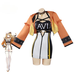 Halloweez Navia Cosplay Costume - Navia Racing Suit with Hat for Women's Halloween - Halloweez