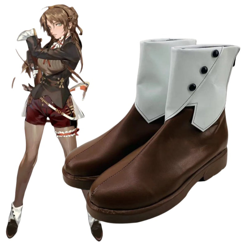 Girls' Frontline Lee Enfield Cosplay Shoes for Anime Conventions and Performances - Halloweez