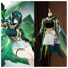 Genshin Impact Cosplay Costume - Complete Neuvillette Full Set with Accessories
