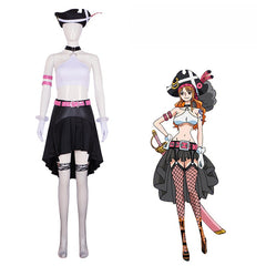 One Piece: Film Red Nami Battle Suit Cosplay Costume Set with Hat - Premium Quality - Halloweez