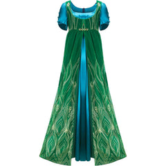 Bridgerton Kate Sharma Character Role Play Dress Two-piece Set Regency Retro Costume - Halloweez