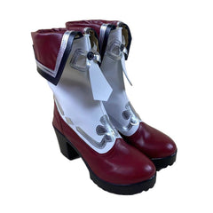 1857 Genshin Impact Hu Tao Cosplay Shoes for Anime Expo Performance - Halloweez