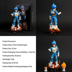 Dragon Ball Z Trunks Large-Scale Dual-Head & Hand Future Warrior Statue with Base