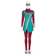 Halloweez Kamala Khan Cosplay Costume with Cape - Ms. Marvel Inspired - Halloweez