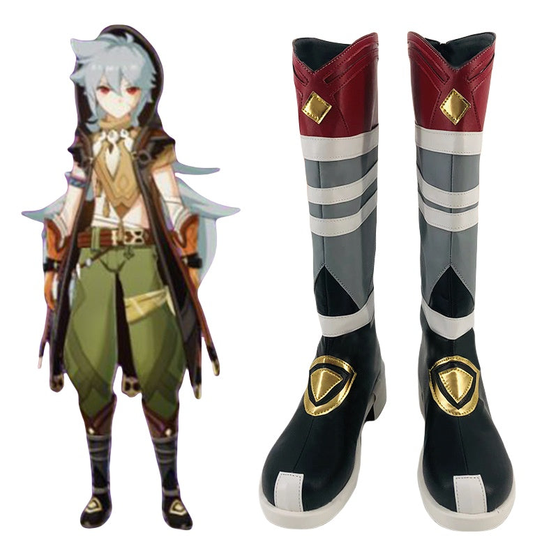 Genshin Impact Razor COS Shoes Anime High Heels Convention Performance Shoes - Halloweez