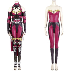 Halloweez Mileena Cosplay Costume - Sexy Mortal Kombat Battle Outfit Full Set - Halloweez