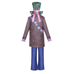 Mad Hatter Cosplay Costume Alice in Wonderland Movie Role Play Outfit - Halloweez