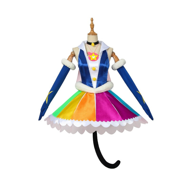 Halloweez Star Twinkle Pretty Cure Cosplay Costume - Yuni Cosmo Yuni Lolita Fancy Dress - Halloweez