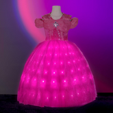 Mario Flash Girls Dress Custom Cosplay Costume for Kids Halloween Party