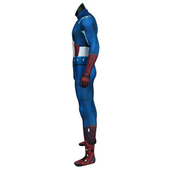 Halloweez Captain America Costume - Steve Rogers Avengers Cosplay Suit - Halloweez