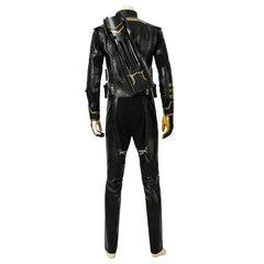 Halloweez Hawkeye Endgame PU Leather Cosplay Costume - Premium Marvel Avengers Attire - Halloweez
