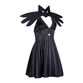 Christmas Nightmare Cosplay Dress Jack Skellington Genderbend Halloween Costume - Halloweez