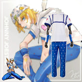 JOJO's Bizarre Adventure Johnny Joestar Cosplay Costume for Halloween and Anime Performance - Halloweez
