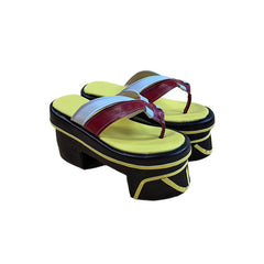 Naruto Geta Wandering Ronin Rin Cosplay Shoes Anime Convention Performance Shoes - Halloweez