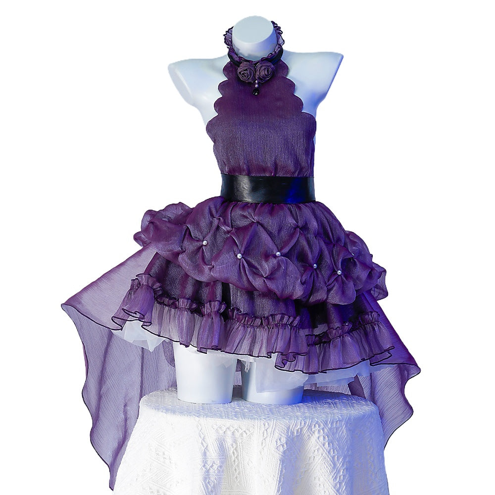 Elegant Floral – Halloweez Rei Ayanami Cosplay Outfit Inspired by Neon Genesis Evangelion - Halloweez