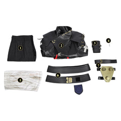 Arcane Vi Cosplay Costume League of Legends Piltover Enforcer Halloween Outfit - Halloweez