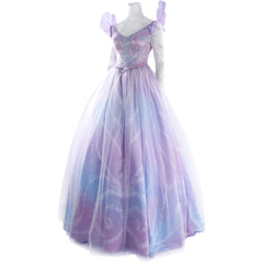 Become Elphaba Cosplay Costume: Green Gown for Wicked Musical, Shine as the Oz Sorceress