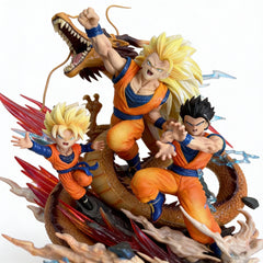 Dragon Ball Cloud-Origins Wukong Dual-Head Sculpture: UI Goku & Gogeta Figure