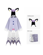 Premium Hazbin Hotel Adam Angel Villain Blue Pajama Cosplay Outfit - Halloweez