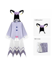 Premium Hazbin Hotel Adam Angel Villain Blue Pajama Cosplay Outfit - Halloweez