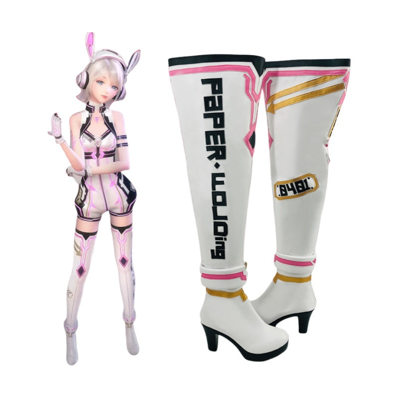 Shining Nikki Nega Speed Rabbit Cosplay Shoes for Anime Exhibition - Halloweez