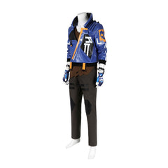 Halloweez Yoru Kiritani Ryō VALORANT Cosplay Costume Set with Accessories for Men - Halloweez