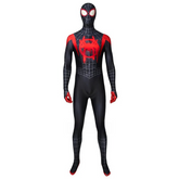 Spider-Man Into the Spider-Verse Miles Morales Cosplay Bodysuit, Custom Outfit for Halloween & Comic Con