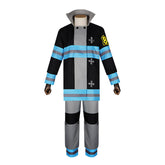 Fire Force Cosplay Firefighter Suit Male Version 8th Company Shinra Kusakabe Anime Costume - Halloweez