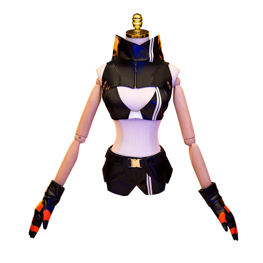 Halloweez Anime Black Rock Shooter Women Cosplay Costume for Halloween Parties - Halloweez