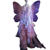 Original Handmade Dreamy Ethereal Nordic Mythology Wisteria Goddess Photography Dress - Halloweez