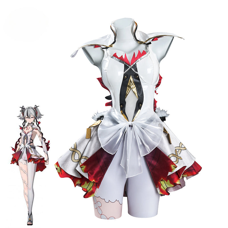 Halloweez Waves Camellia Cosplay Costume - Bloom Bearer of the Black Shores Camellia Dress for Women's Halloween Party - Halloweez