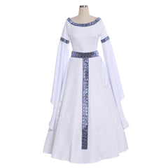 Elegant Halloweez Medieval Royal Court Queen Princess Robe Dress for Tudor Era Events - Halloweez