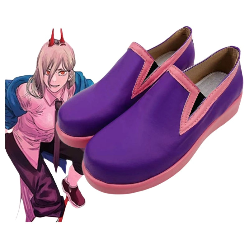 Chainsaw Man Power Cosplay Shoes for Anime Conventions and Performances - Halloweez