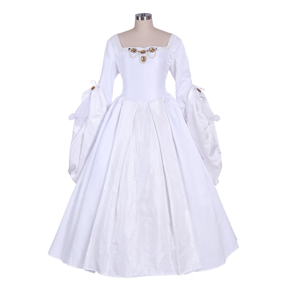 Halloweez Elizabeth Tudor Anne Boleyn Cosplay Costume | Elegant Medieval Renaissance Dress - Halloweez