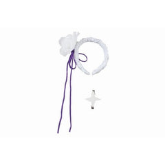 Halloweez Emilia Cosplay Costume - Re:Zero Isekai Anime Dress with Headdress for Festive Celebrations - Halloweez