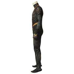 Halloweez Erik Stevens Black Panther Cosplay Jumpsuit – Premium Movie-Inspired Outfit for Enthusiasts - Halloweez
