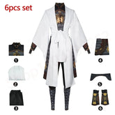 Halloweez Erlang Shen Cosplay Suit – Black Myth Wukong's Yang Jian Battle Attire | Adult Game Role-Playing Halloween Costume - Halloweez