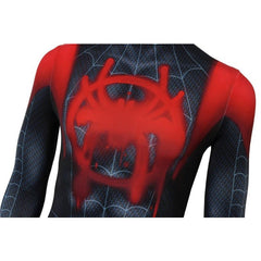 Halloweez Miles Morales Spider-Man Cosplay Suit - Immerse in the Spider-Verse Jumpsuit - Halloweez