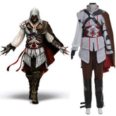 Halloweez Ezio Auditore da Firenze Cosplay Costume | Assassin's Creed Robes with Black Cape - Halloweez