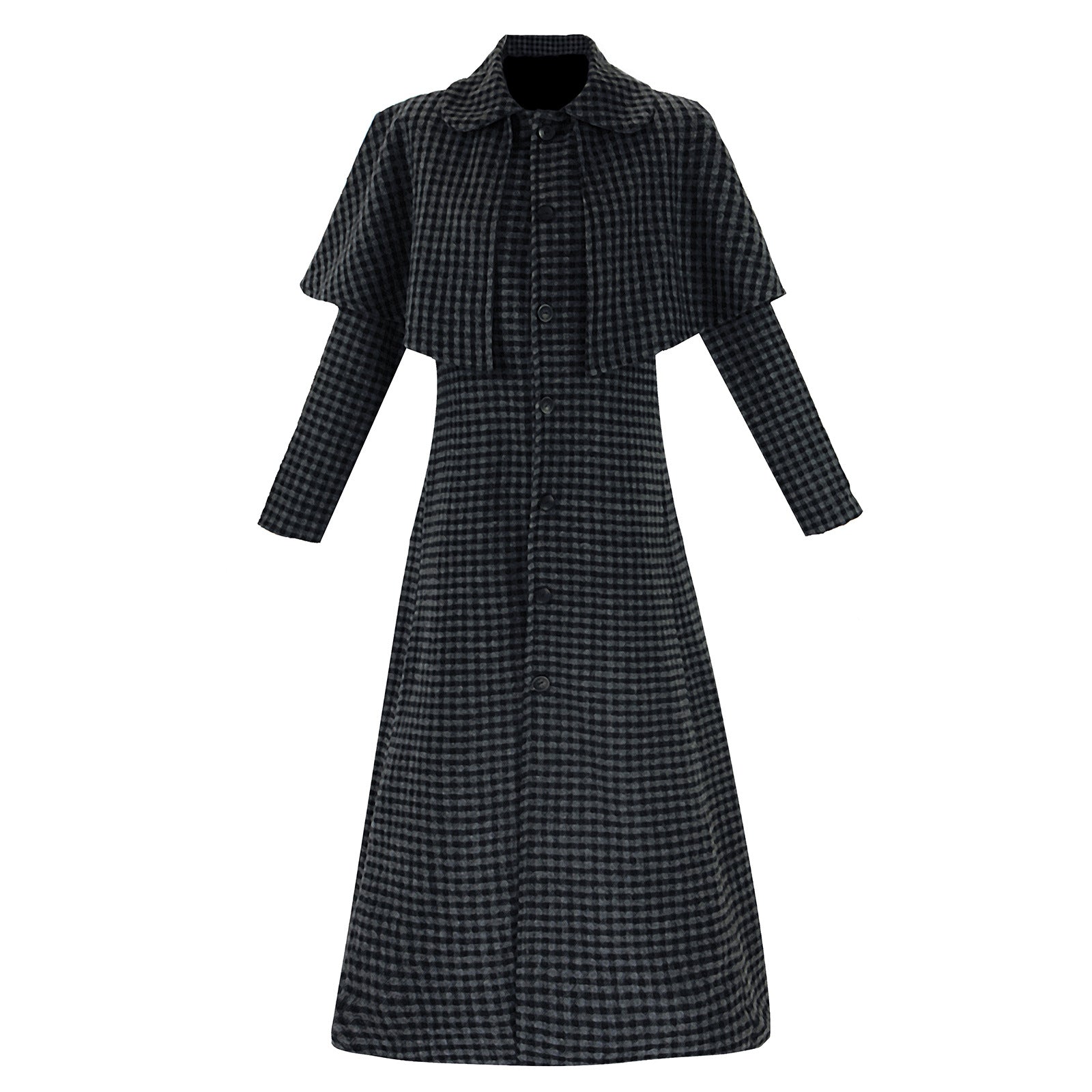 Wednesday Season 2 Cosplay Costume Addams Family Women's Wool Coat Halloween Ready - Halloweez