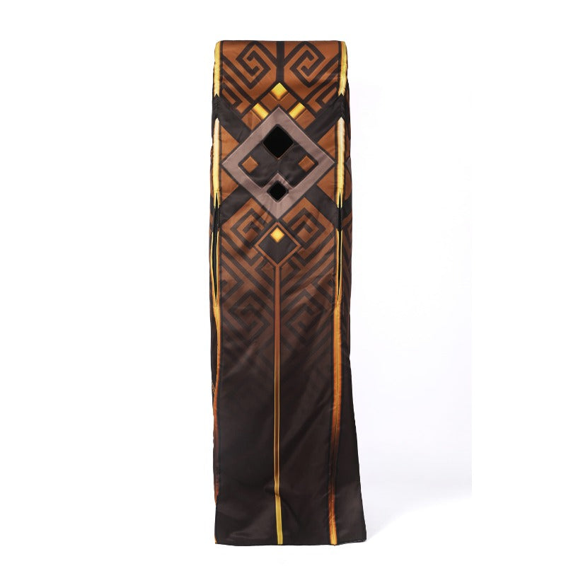 Halloweez Zhongli Cosplay Costume – Genshin Impact Rock Pillar Anime Game Halloween Suit - Halloweez