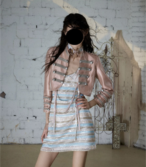 Romantic Court Knight Napoleon Jacket Custom Cosplay Coat for Halloween Party