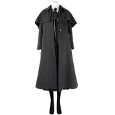 Nevermore Academy Uniform Wednesday Addams Cosplay Costume Jacket & Tie Outfit for Halloween - Halloweez