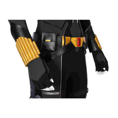Halloweez Black Widow Natasha Romanoff Cosplay Costume - Printed Black Suit for Halloween - Halloweez